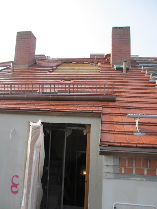 FensterÃ¶ffnung im Dach RM16 Dresden Pieschen