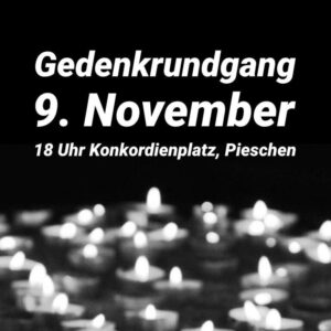 Gedenkrundgang zum Gedenken an die Opfer der Novemberpogrome
